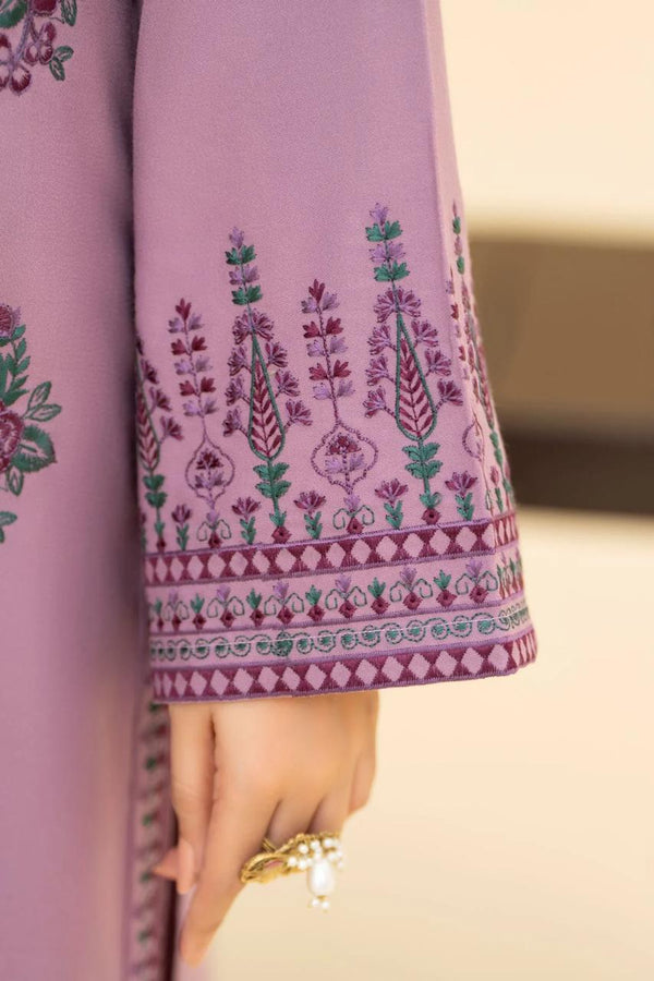 ZARAQ SHAWL 3PC - Desi Rang