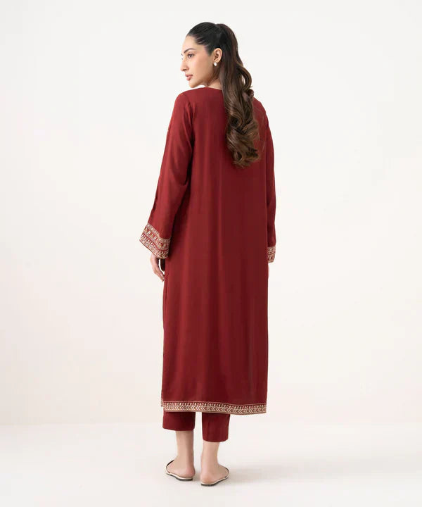 SAPHAIR SHAWL 3PC - Desi Rang