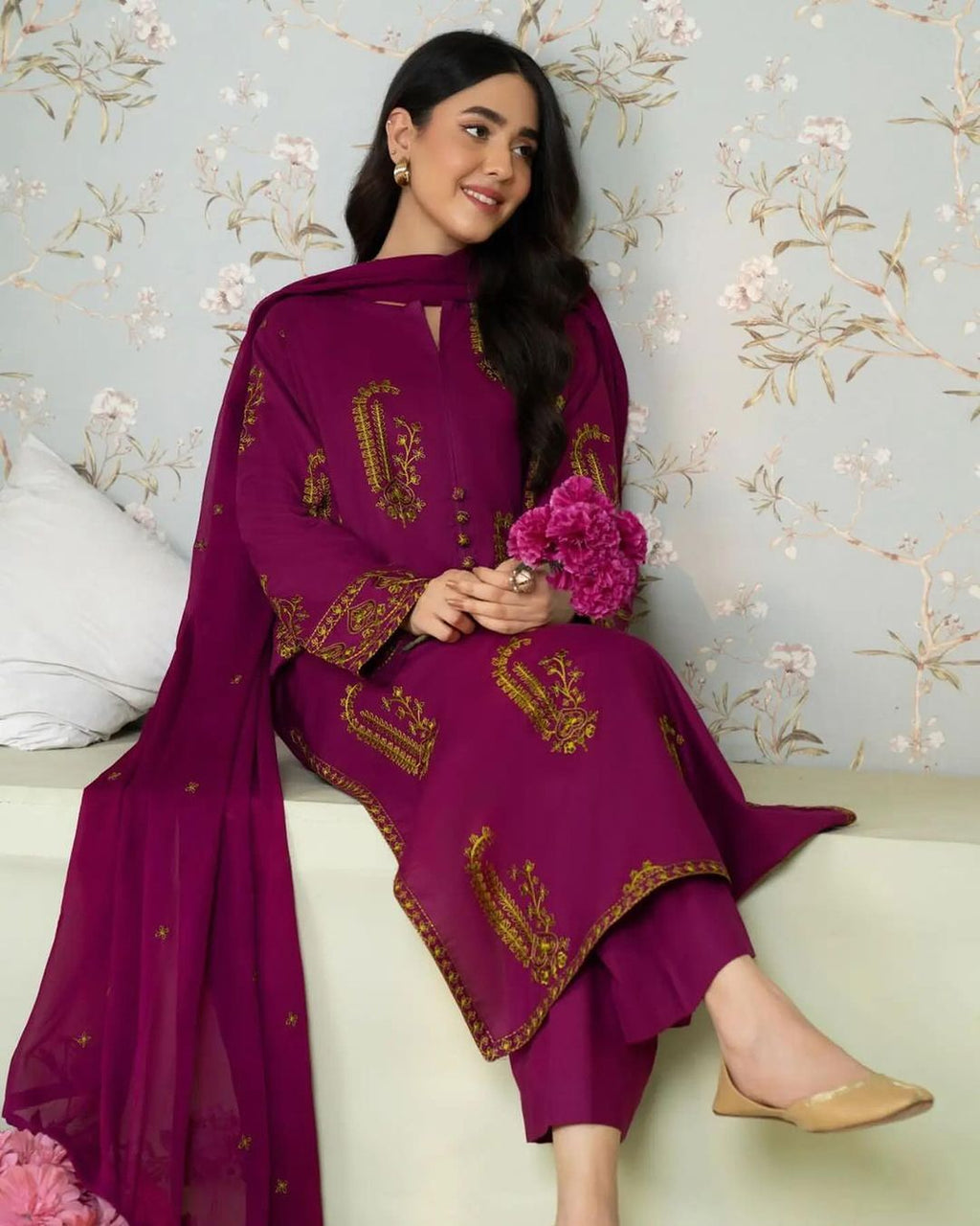 AFREEN EMB 2Pc - Desi Rang