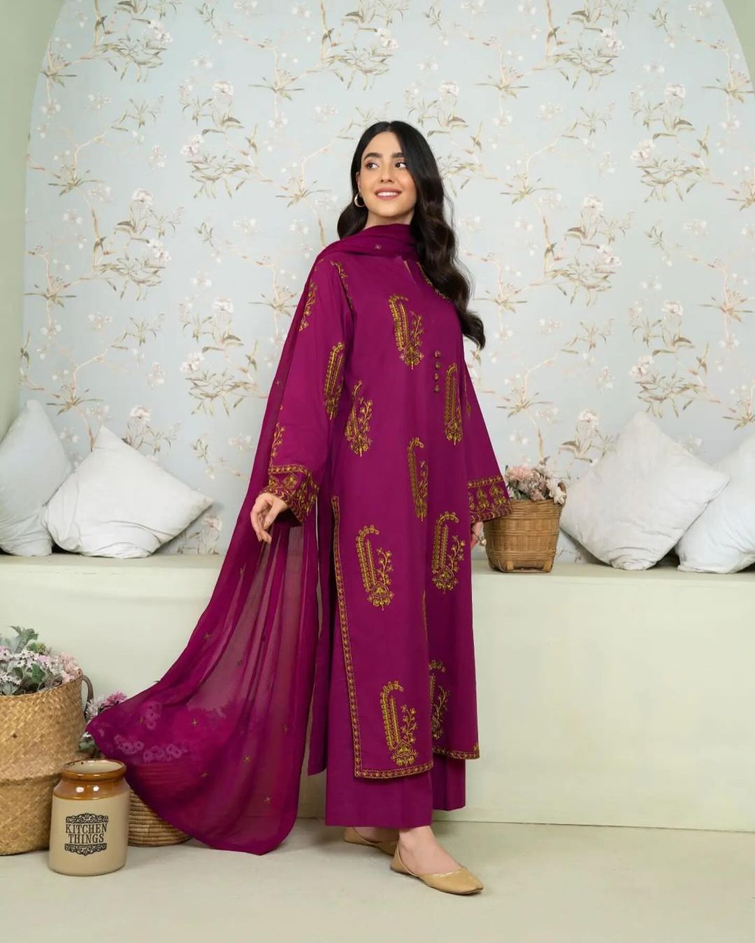 AFREEN EMB 2Pc - Desi Rang