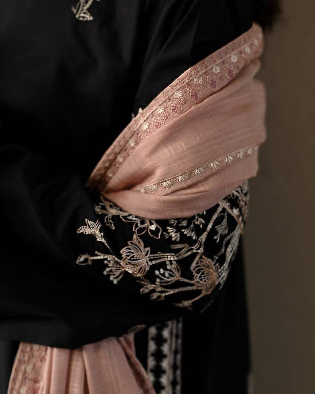 EID SPECIAL ZAIB LAWN LUXURY FARSHI SET - Desi Rang