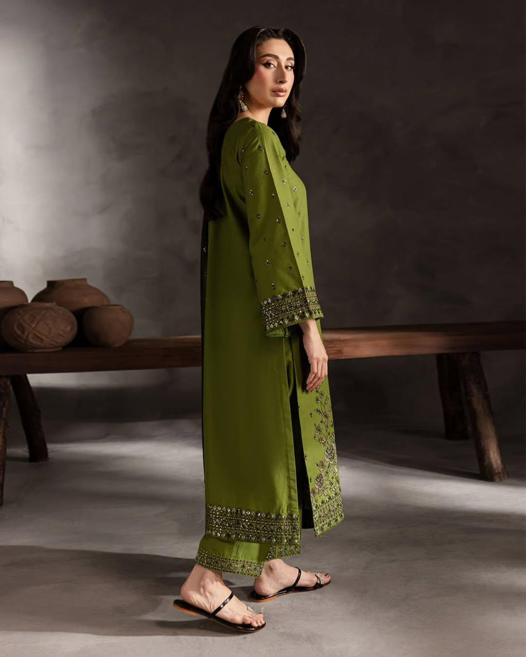 Ezza 3PC – Elegance in Every Thread - Desi Rang