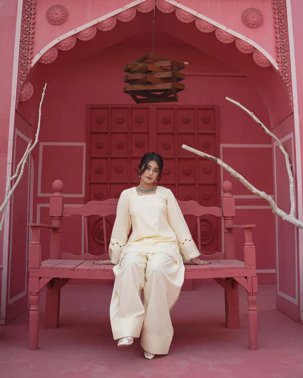 MALAI SET (FARSHI SHALWAR ) - Desi Rang