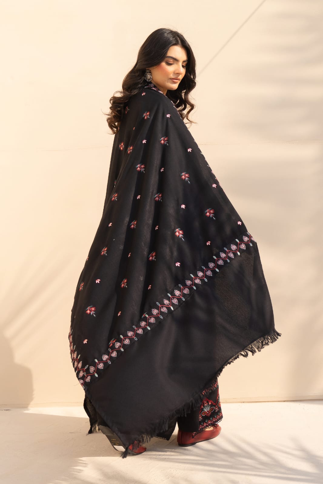 EID SPECIAL NIMRAH 3PC - Desi Rang