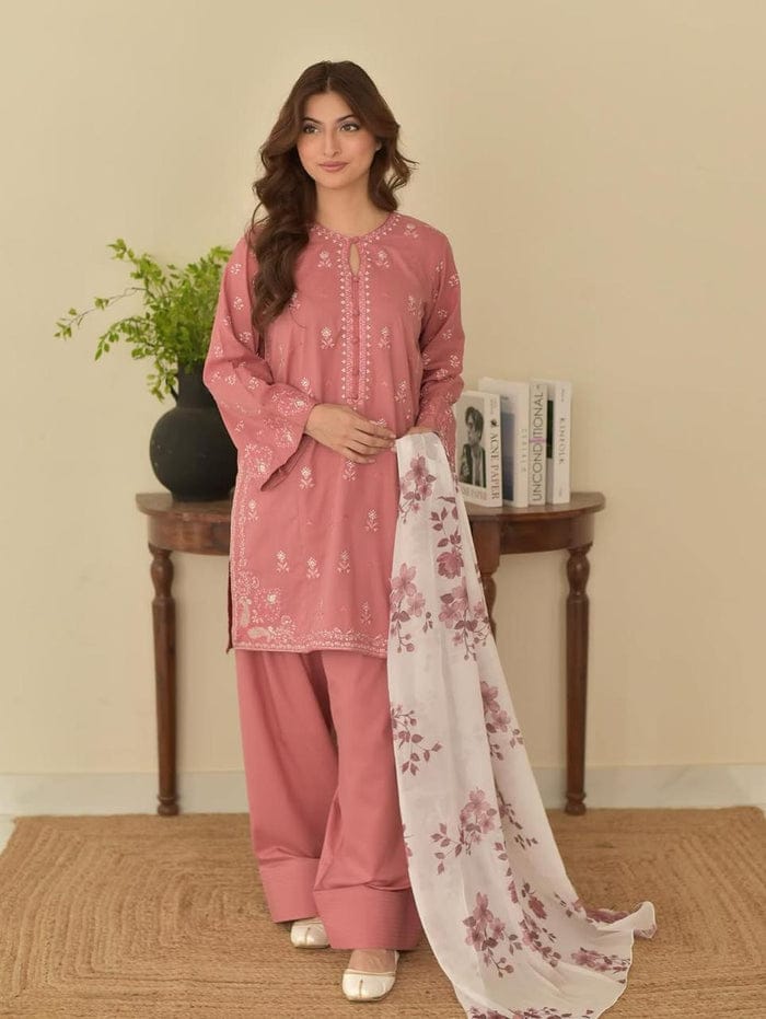 IRHA 3PC ( FARSHI SHALWAR ) - Desi Rang