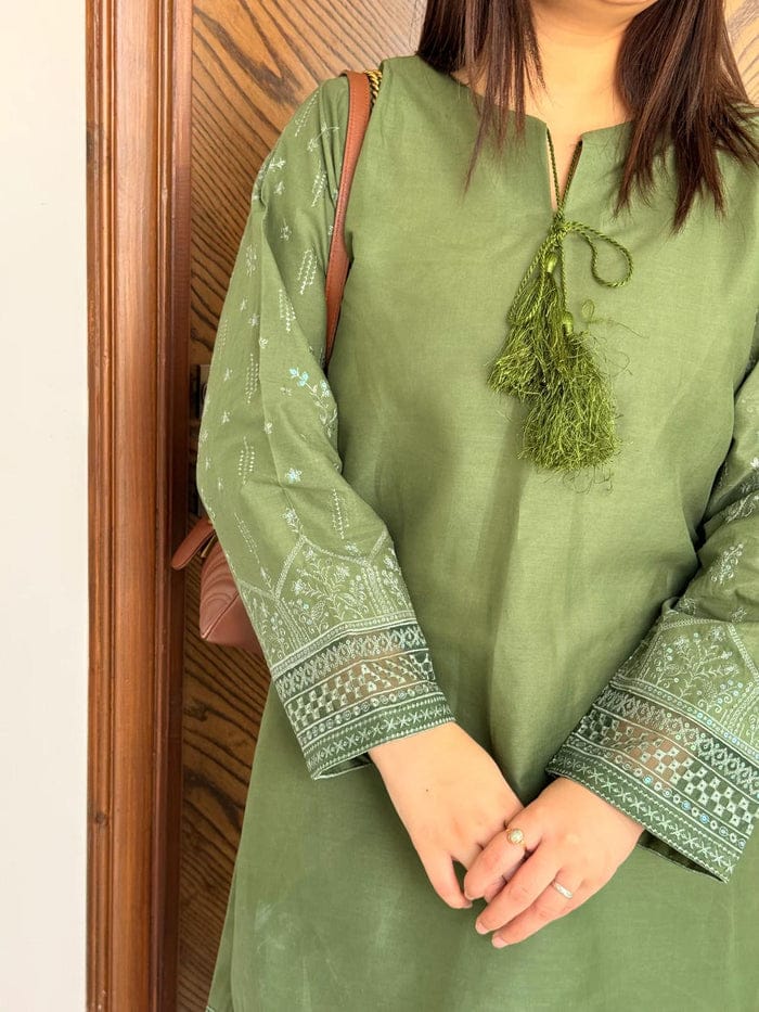 MINSHA 2PC ( FARSHI SHALWAR) - Desi Rang