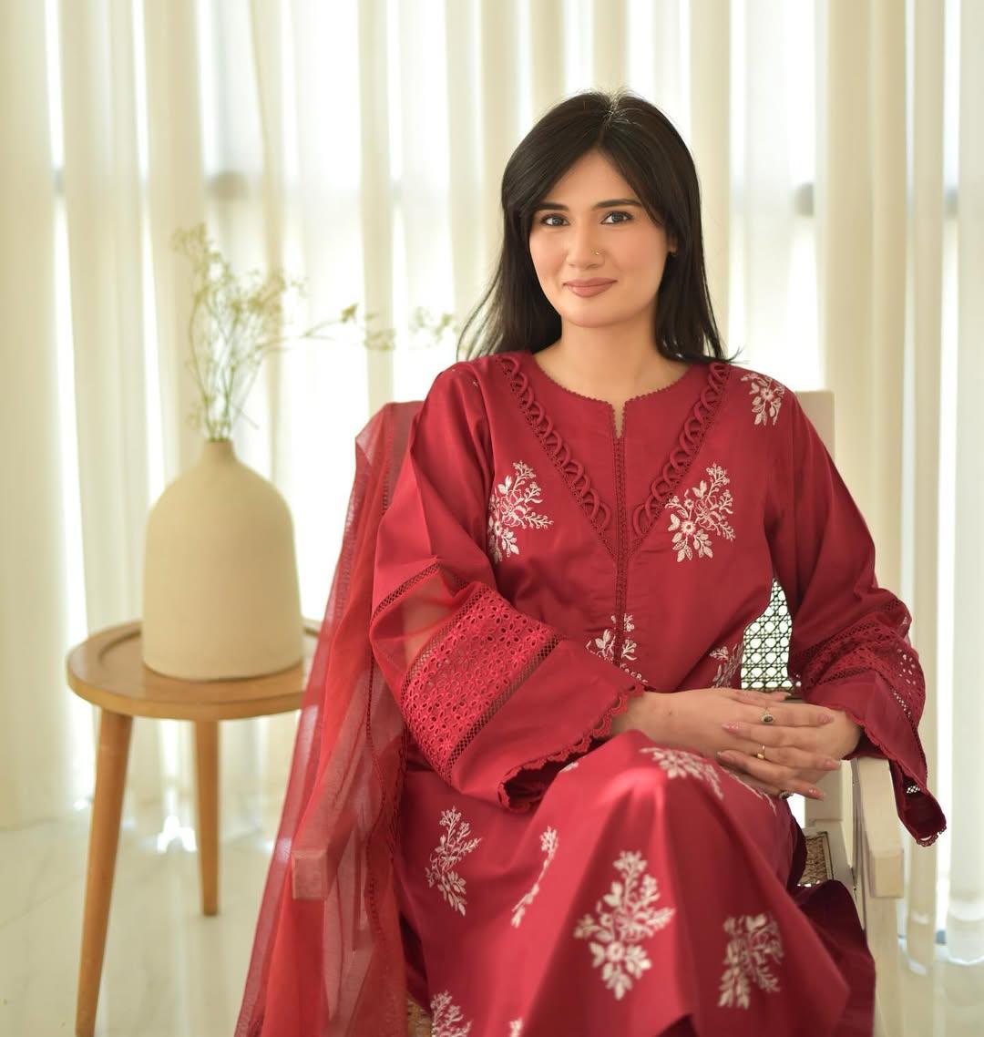 HORIYA LAWN CO-ORD SET - Desi Rang